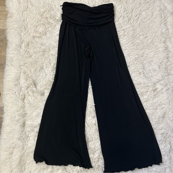 ◾️Joseph Ribkoff Wide Leg Stretch Pant With Belt Accent - Picture 5 of 9